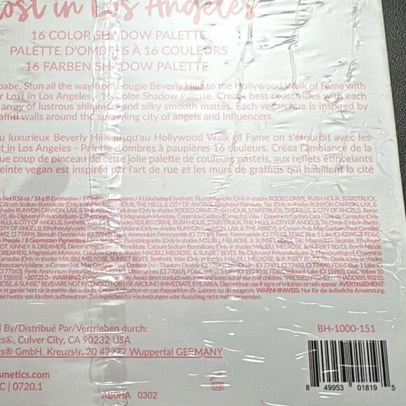 BH Cosmetics Los Angeles 16 Color Eyeshadow Palette - Picture 4 of 4